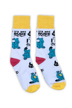 Load image into Gallery viewer, Not Rude - SadBoy Socks