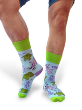 Load image into Gallery viewer, Trippy Friends - Jackalope Socks