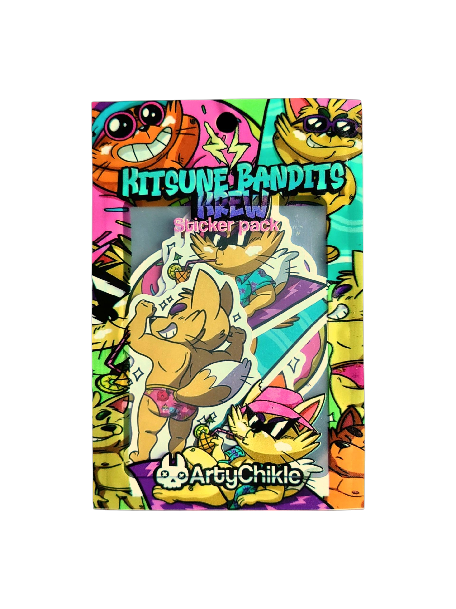 Kitsune Bandits Crew - Sticker Pack