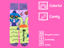 Load image into Gallery viewer, Cry Me a River Socks | Sad Boy
