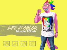 Load image into Gallery viewer, Life in Color Muscle LGBT+
